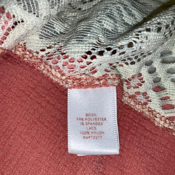 LC Lauren Conrad peach/cream size small top - Picture 6 of 7